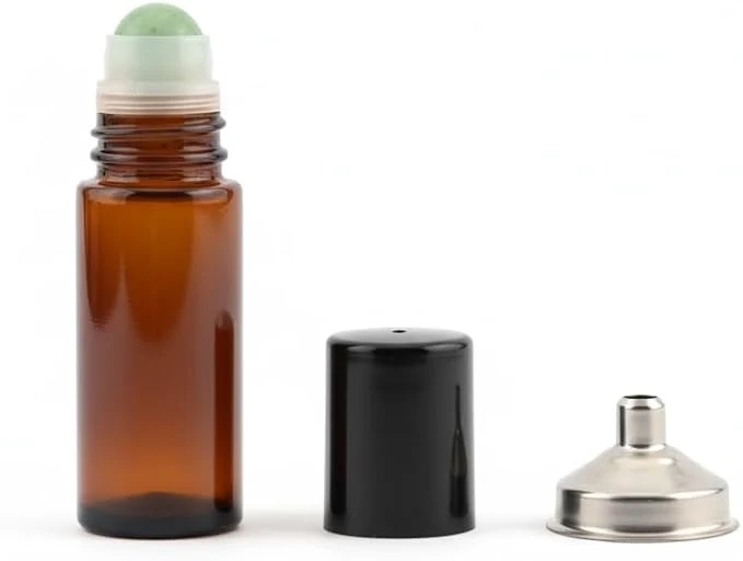 Innovative 30ml Amber Glass Roll On Bottle Certified