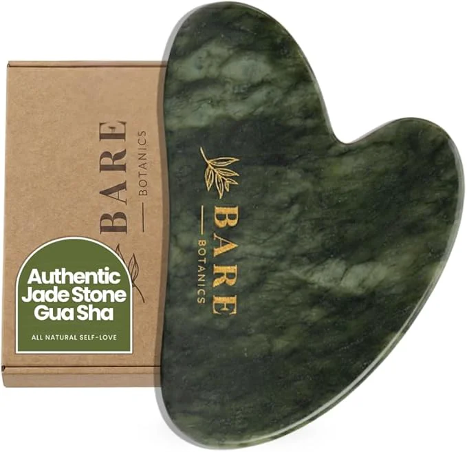 Flexible BARE BOTANICS Jade Gua Sha Facial Tool Jade Stone Dependable