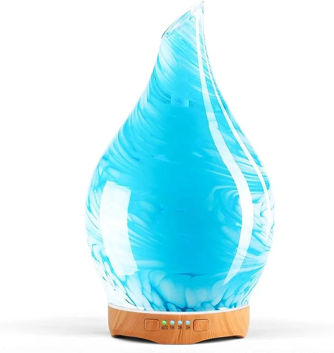 Powerful Porseme 280ml Essential Oil Diffuser Glass Color Changing Aroma Air Diffusers Comfortable
