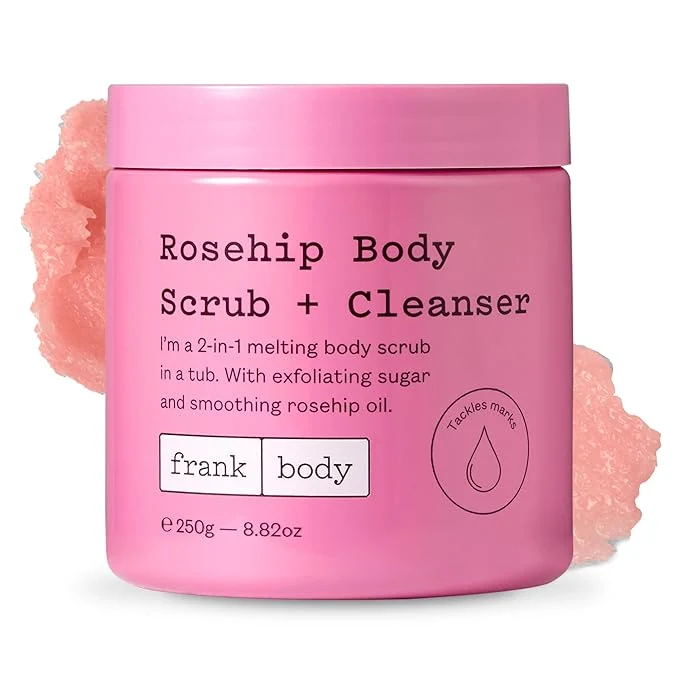 Pure frank body Rosehip Body Scrub Cleanser Fades Marks Softens Skin High-Performance