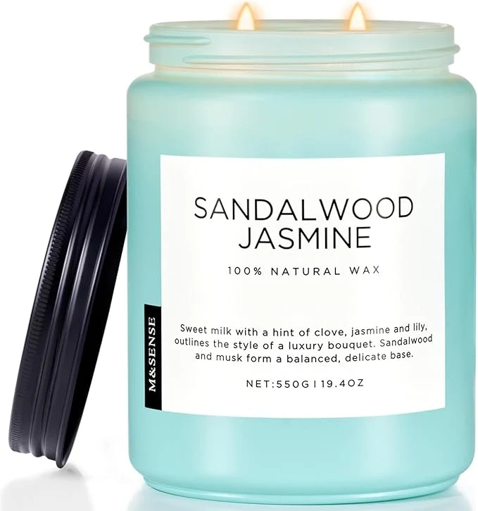 Original M SENSE Sandalwood Jasmine Scented Candles Trusted
