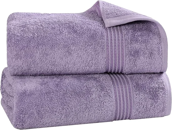 Next-Generation Superior Egyptian Cotton 2-Piece Bath Sheet Towel Set Oversized Body Towels Smart