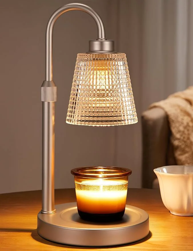 Top-Quality Innqoo Champagne Gold Candle Warmer Lamp Comfortable