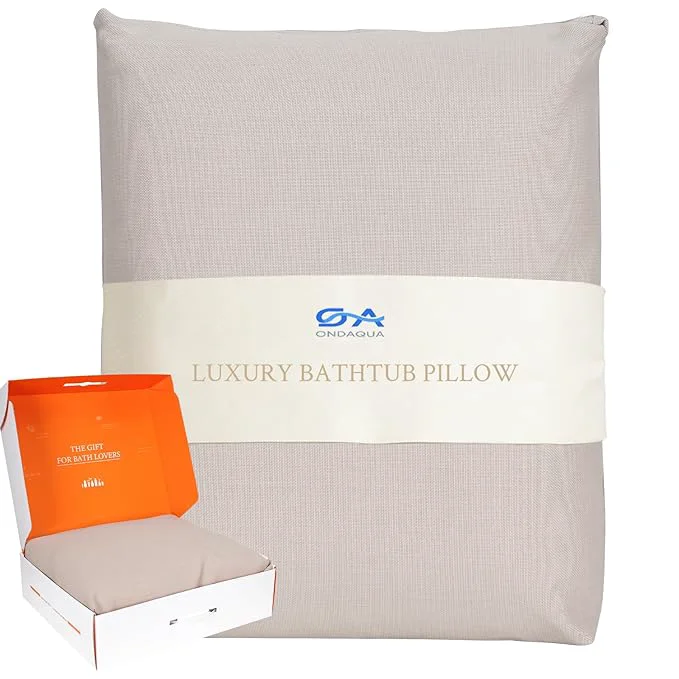 Professional Luxury Bath Pillow for Bathtub Soft Comfortable Head Neck Back Support Exceptional