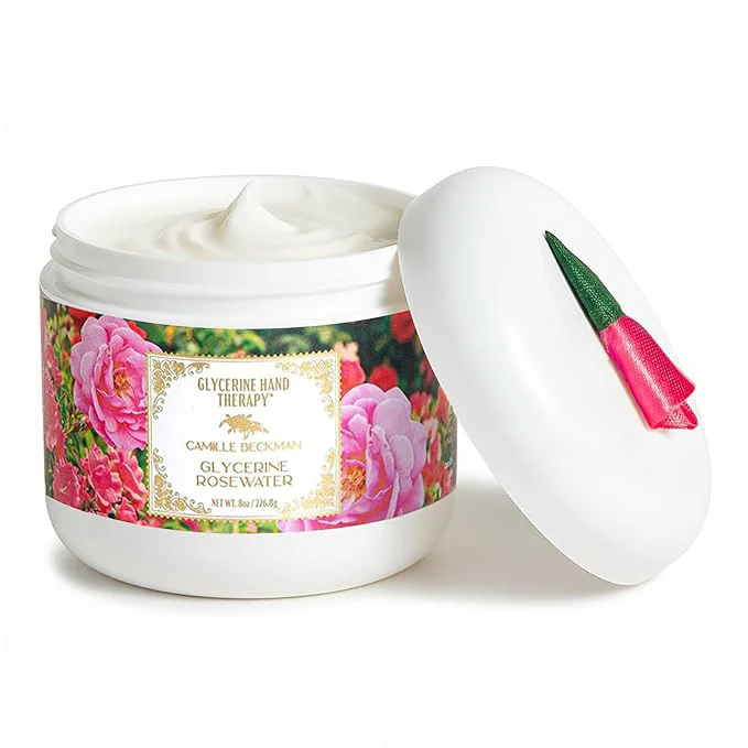 Premium Camille Beckman Glycerine Hand Therapy Cream Glycerine Rosewater 8 Ounce Sophisticated