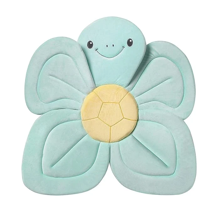 Optimized Nuby Turtle Baby Bath Cushion for Bathtub or Sink Soft and Easy to Dry Fabric Top-Quality