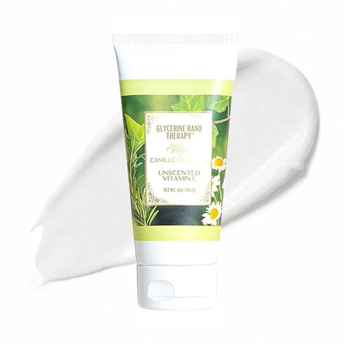 Sustainable Camille Beckman Glycerine Hand Therapy Cream Vitamin E Unscented 6 Ounce Organic