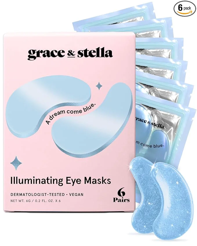 Crafted grace stella Award Winning Under Eye Mask Reduce Dark Circles Puffy Eyes Official