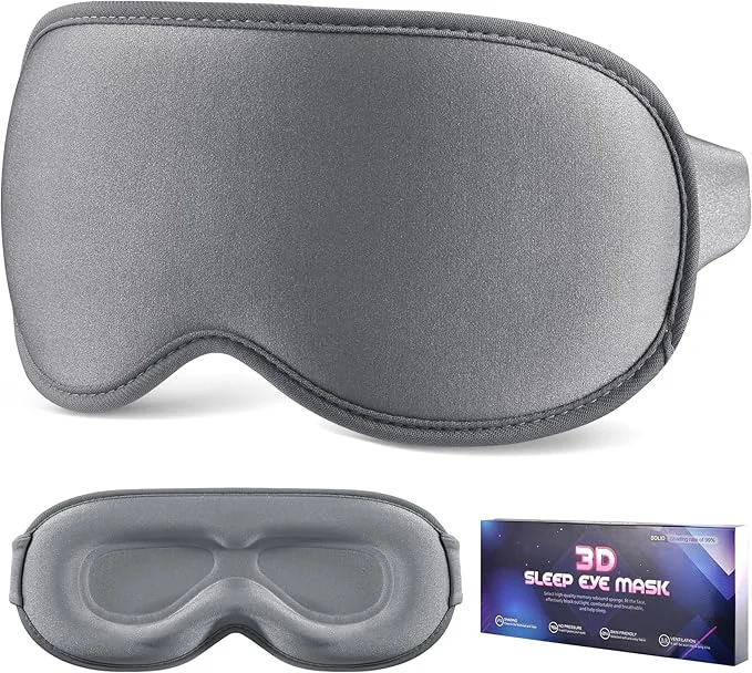 Elite Sleep Mask for Side Sleeper Women Men Eye Mask for Sleeping Light Blocking Authentic