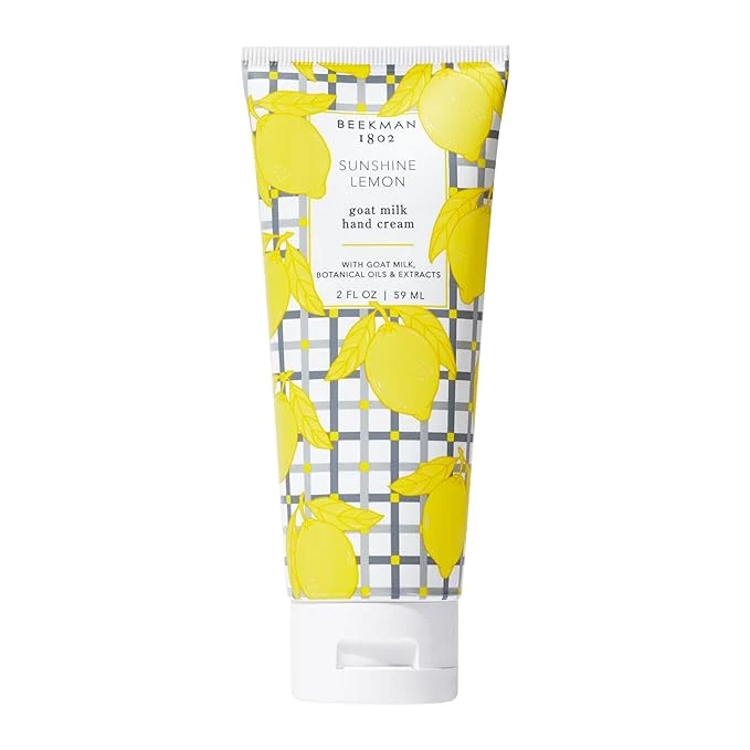 High-Performance Beekman 1802 Goat Milk Hand Cream – Sunshine Lemon – Scented – 2 oz – Soft