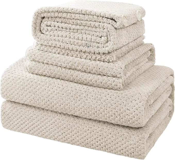 Superior MaopaoBeauty 35X70 Inches Extra Large Bath Towels Sets of 4 Specialty