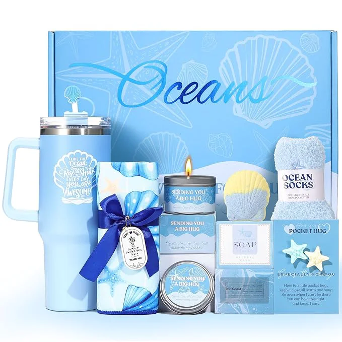 Artisan Mothers Day Gifts for Mom Self Care Gift Basket for Women Relaxation Spa Gift Functional
