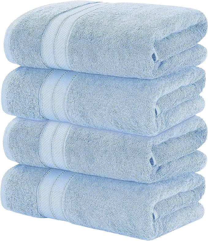 Original Modern Threads 4-Pack SpunLoft Bath Sheet Blue 35×66 Proven