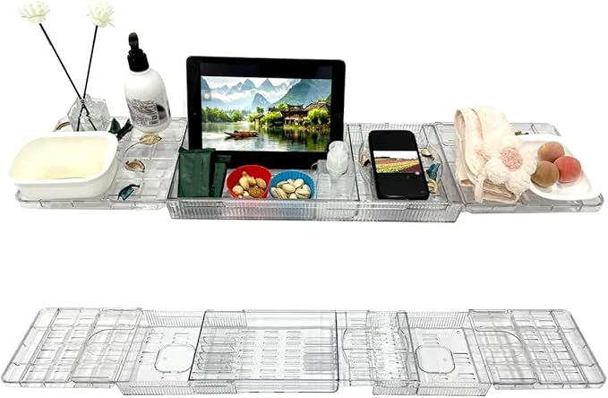 Dependable Large Capacity Adjustable Bath Tub Tray Sustainable