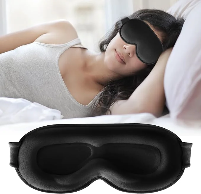 Trendy Sleep Mask Upgraded 3D Deep Contoured Eye Mask Crafted