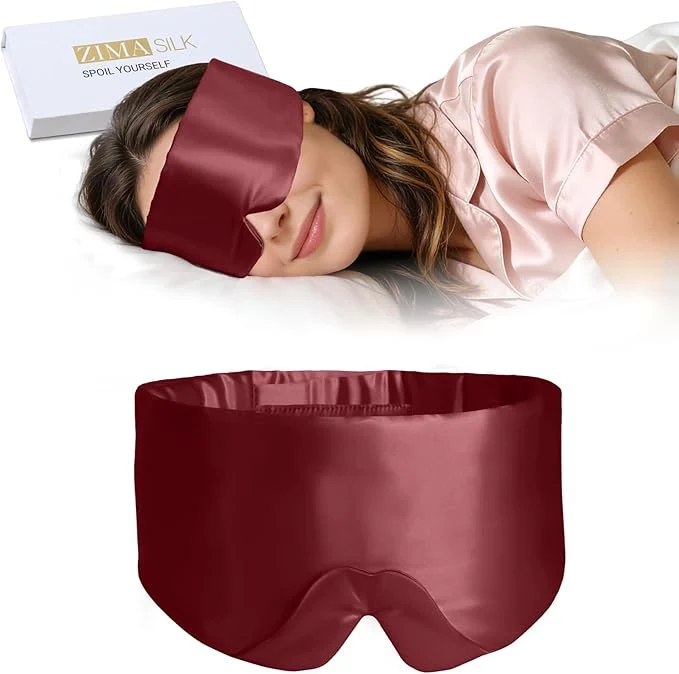 Traditional ZIMASILK 22 Momme Mulberry Silk Sleep Mask High-Grade