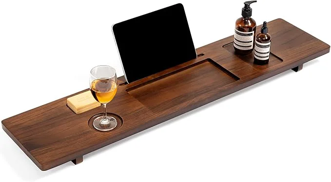 Authentic Luxury Teak Bathtub Tray for standing Bath Superior