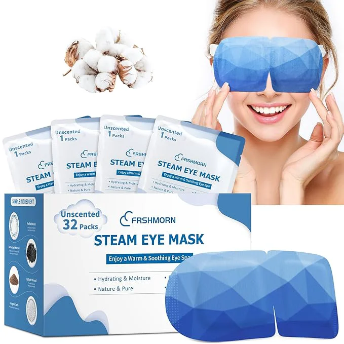 Selected 32Packs Steam Eye Mask Heated Eye Mask Reusable