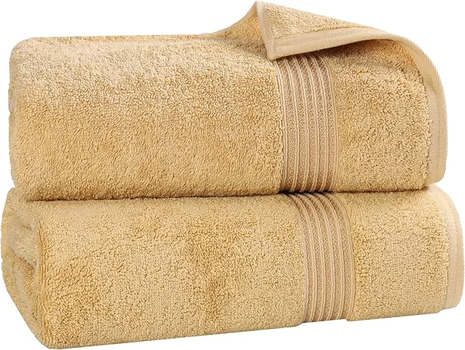Fashionable Superior Egyptian Cotton 2-Piece Bath Sheet Towel Set Oversized Body Towels Advanced