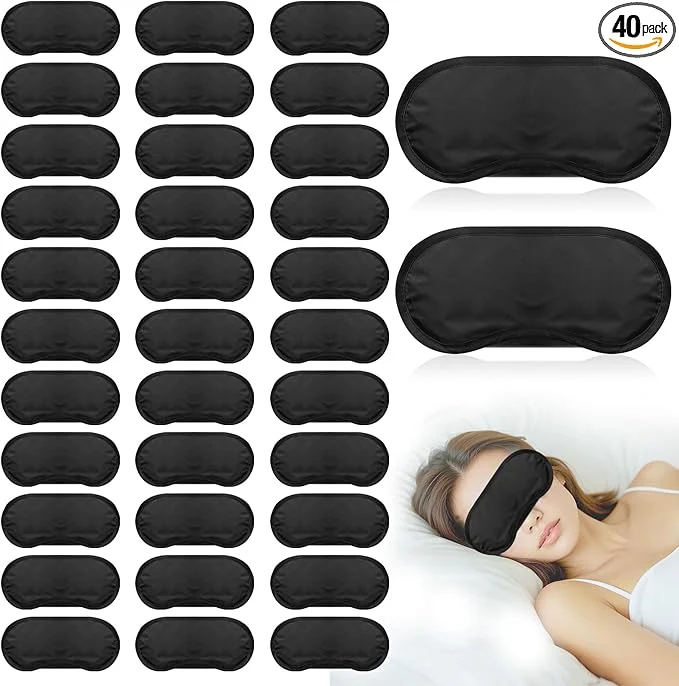 Solid 40 Pcs Eye Mask Sleep Masks Bulk Blindfolds Modern