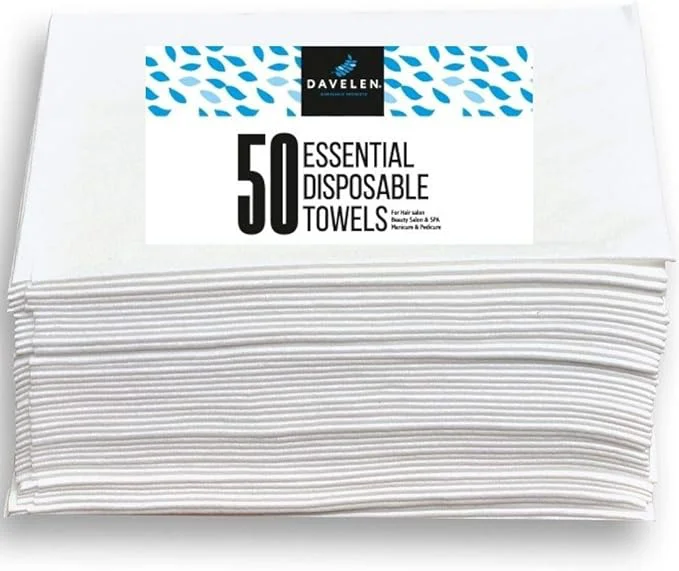 Classic DAVELEN Essential Disposable Hair Towels Original Design