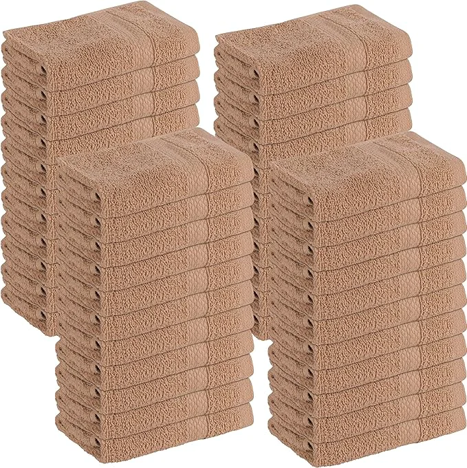 Dependable GREEN LIFESTYLE Washcloths 13 x 13 48 Pack Casual