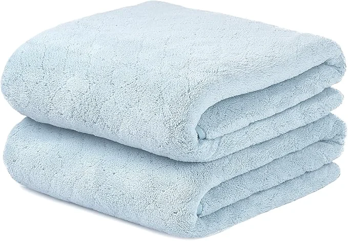 Flexible JML Bath Towels Pack of 2 30 in x 60 in Large Microfiber Bath Towel Set Optimized