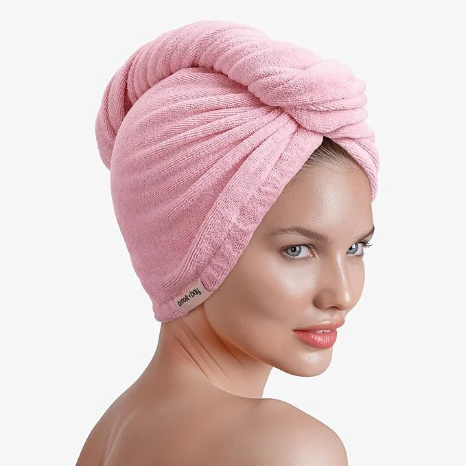 Smooth Brook Bay Microfiber Hair Towel Wrap Certified