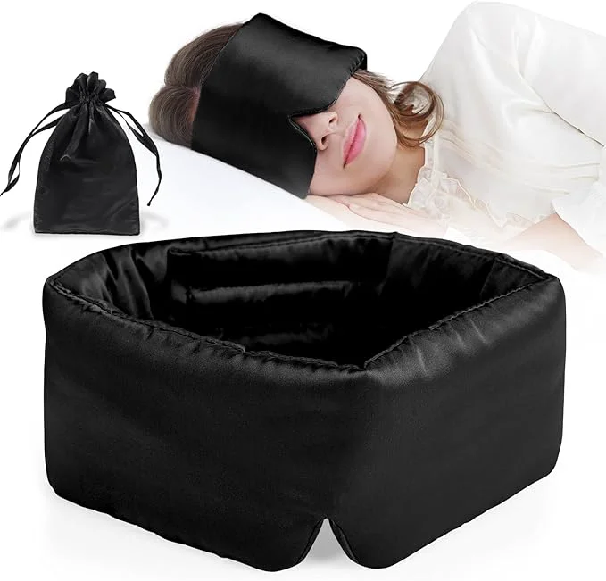 Solid Mulberry Silk Sleep Mask Comfortable Soft Premium Material