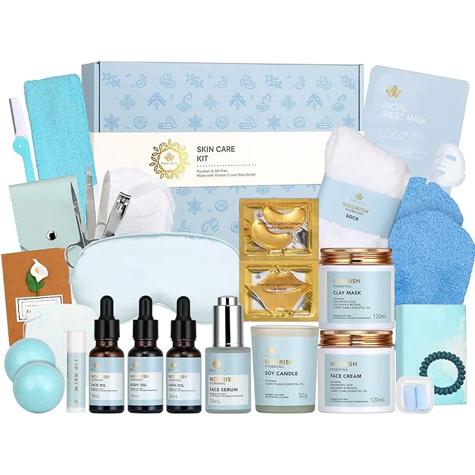 Fast 30pcs Mother’s Day Gifts Spa Gift Basket Set Ylang Facial Skin Care Set Proven