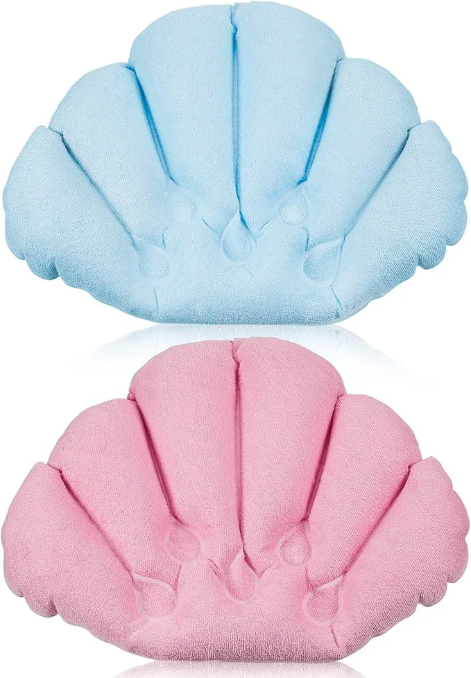 Refined 2 Pieces Inflatable Bath Pillow Premium