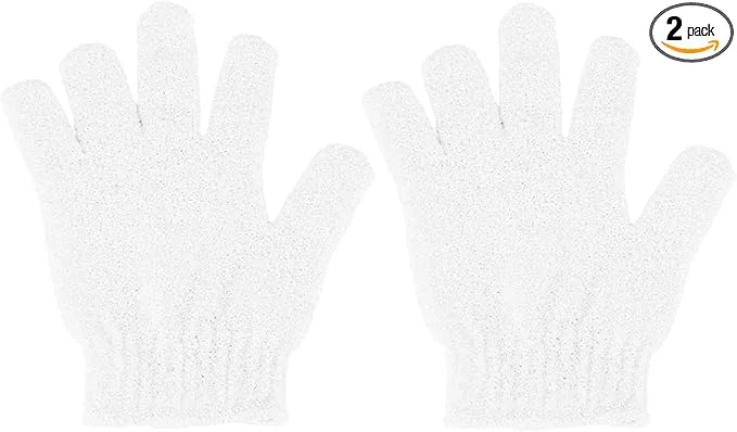 Dependable 2 Pcs Shower Gloves Exfoliating Gloves Exfoliating Mitt Exfoliating Body Safe