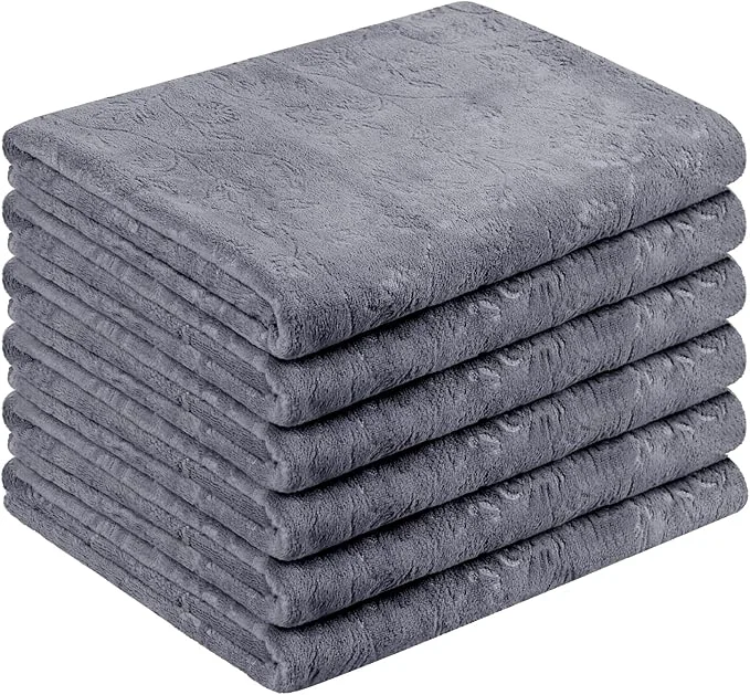 Carefully Designed JML Bath Towels Set of 6 Oversized Large Microfiber Bath Towels Powerful