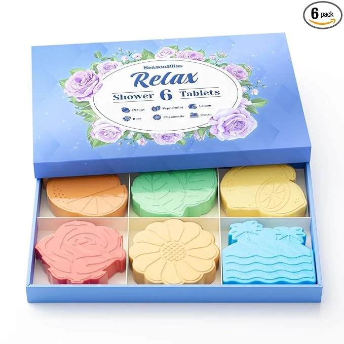 Advanced SeasonBliss Shower Steamers 6 Pack Shower Bombs Practical