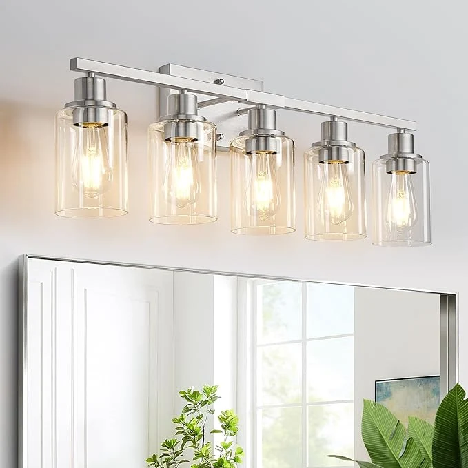 Durable MOKATNG 5-Light Bathroom Light Fixtures Vanity Light Quality