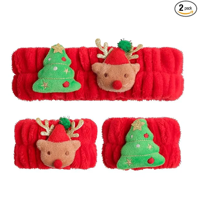 Pure SIGHT 2 Pack Cute Animal Headbands Environmentally Friendly