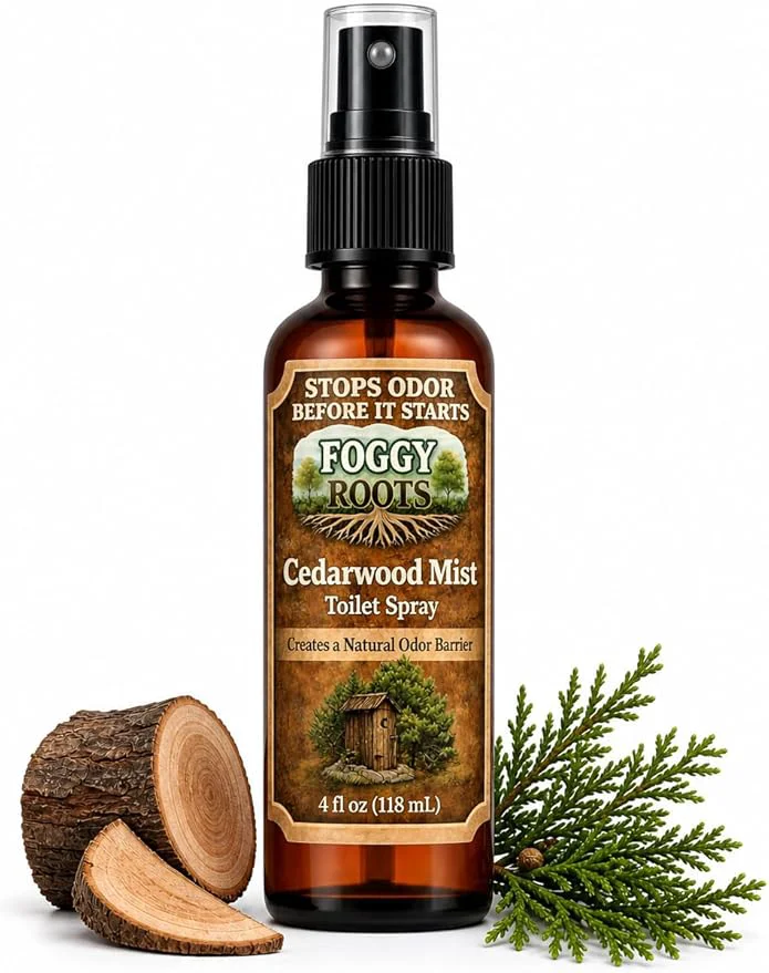 Next-Generation Cedarwood Pre-Poop Toilet Spray – Stops Odor Before It Starts Bathroom Odor Eco-Friendly