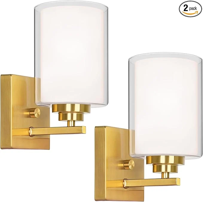 Verified VerRon Set of 2 Wall Sconces for Bathroom Modern Vanity Light Fixtures Authentic