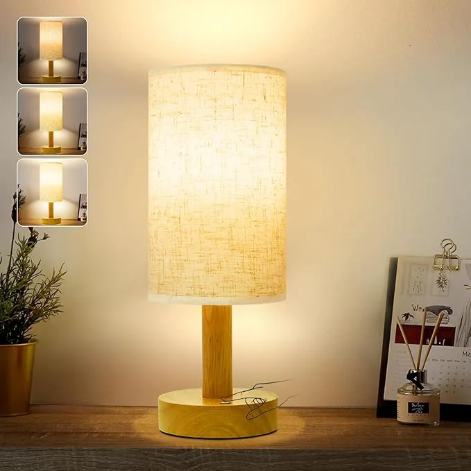Recyclable Rechargeable Cordless Table Lamp Touch Control Stepless Dimming Wireless Natural