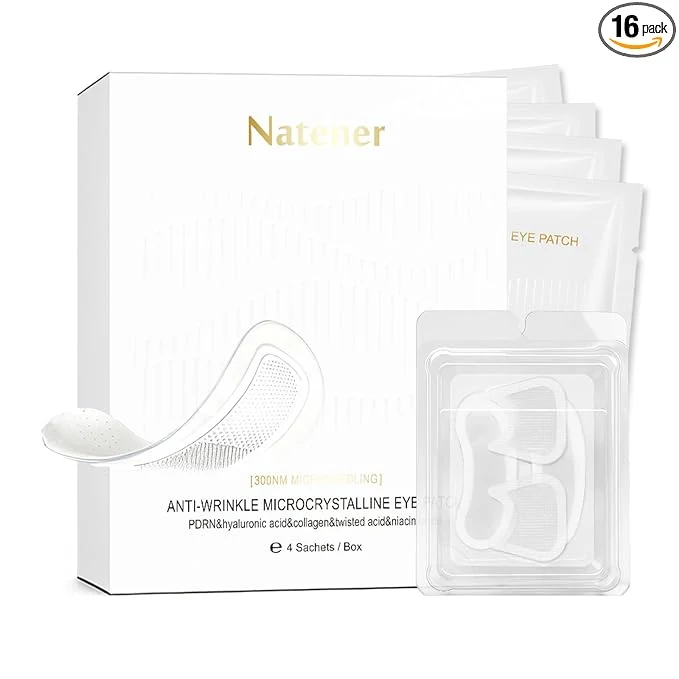 High-Grade PDRN 4 pairs Micro Eye Patches 4 pairs Crows Feet Wrinkle Patches Under Eye World-Class