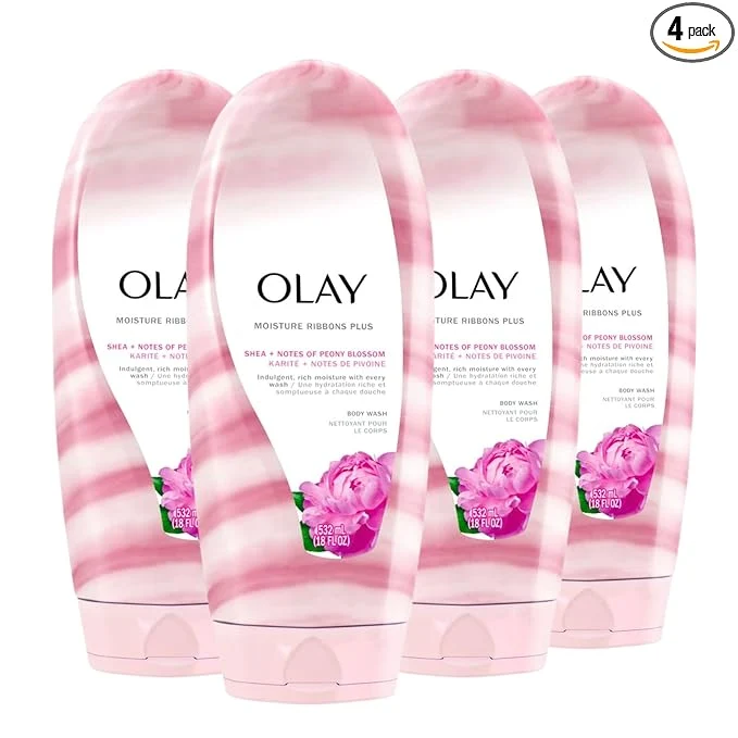 Recyclable Olay Body Wash for Women Moisture Ribbons Plus Deep Conditioning Original