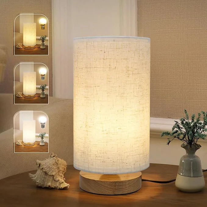 Smooth Minimalist Dimmable Nightstand Lamp Efficient