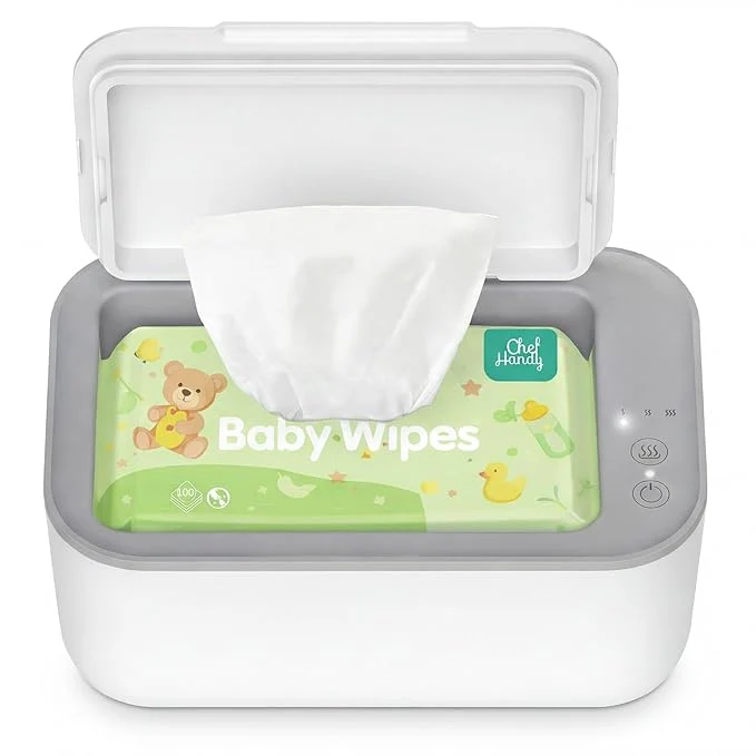 Convenient Chefhandy Baby Wipe Warmer 3-Level Temperature Control Silent Even Heating Breathable