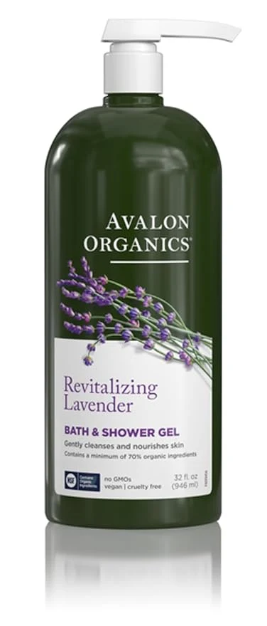 Modern Avalon Organics Bath Shower Gel Revitalizing Lavender 32 Oz Casual