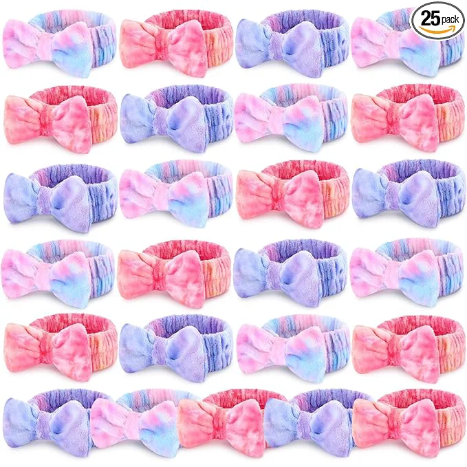 Original Design 25 Pcs Spa Headband Bulk Makeup Headbands Certified