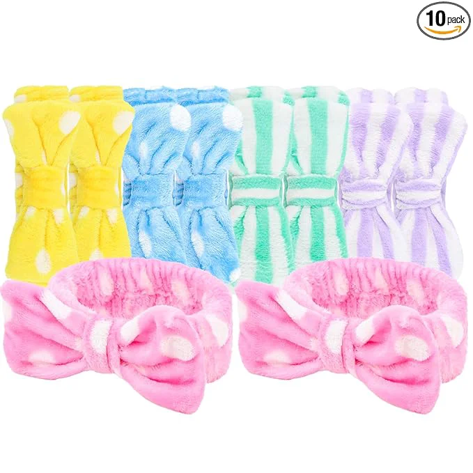 Responsible Casoty 10 Pcs Spa Headbands Makeup Headband Next-Generation