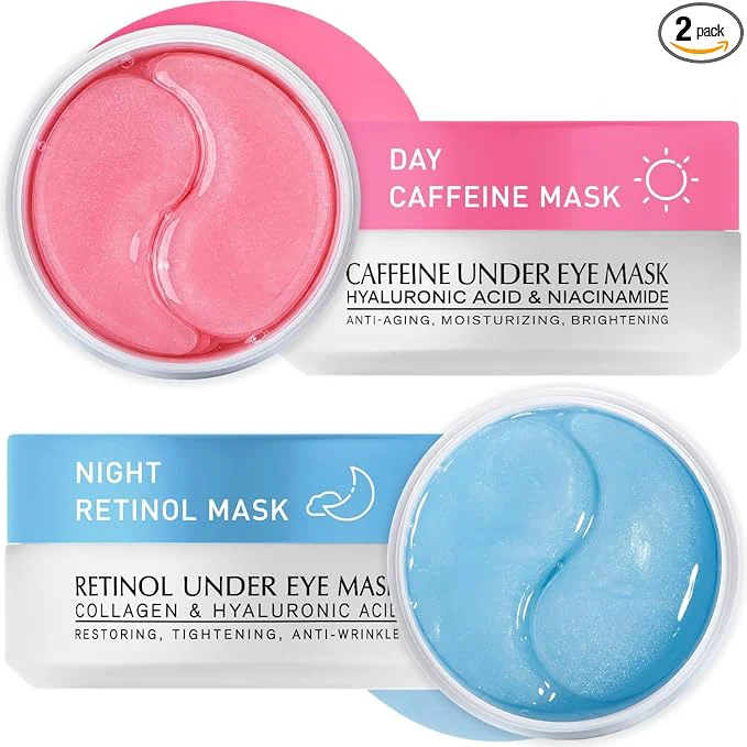 Eco-Friendly Under Eye Patches Kit 120 Pcs Retinol Caffieine Gel Eye Mask World-Class