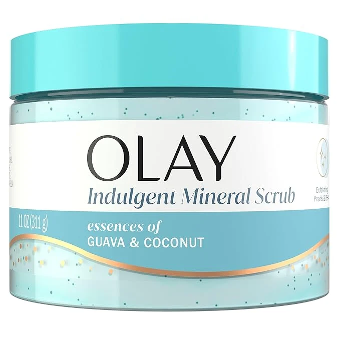 Healthy Olay Body Indulgent Mineral Scrub Skin Exfoliating Massaging Pearls Reliable