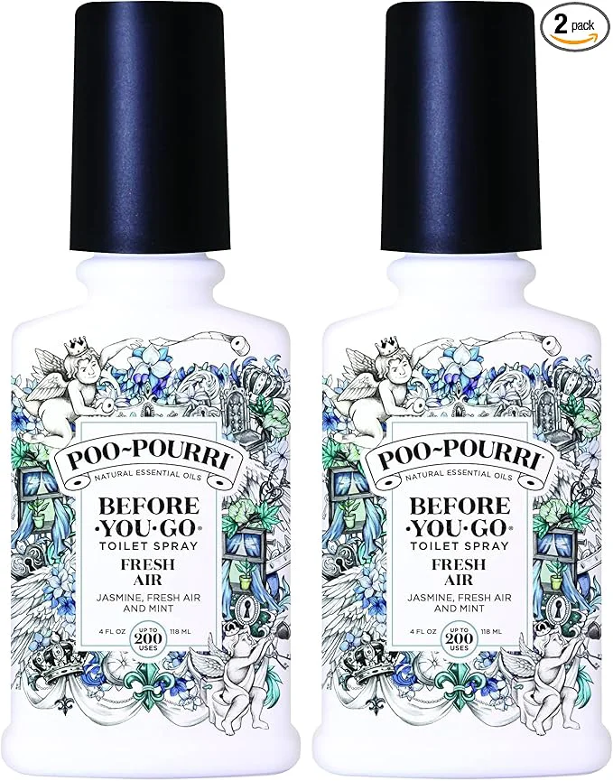 High-Performance Poo-Pourri Before-You-Go Toilet Spray Fresh Air 4 Fl Oz Bathroom Odor World-Class
