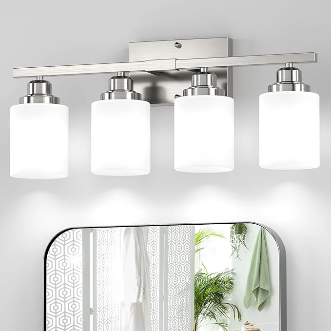 Premium Sailstar Bathroom Light Fixtures Brushed Nickel Vanity Light Over Mirror Dependable
